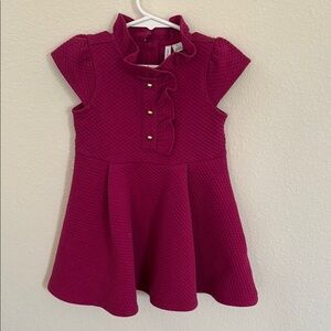 Janie and Jack Kids Dress in Rich Pink 2T